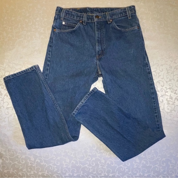 Levi 505 Regular Fit Classic Straight Leg Denim Jeans - Picture 3 of 16